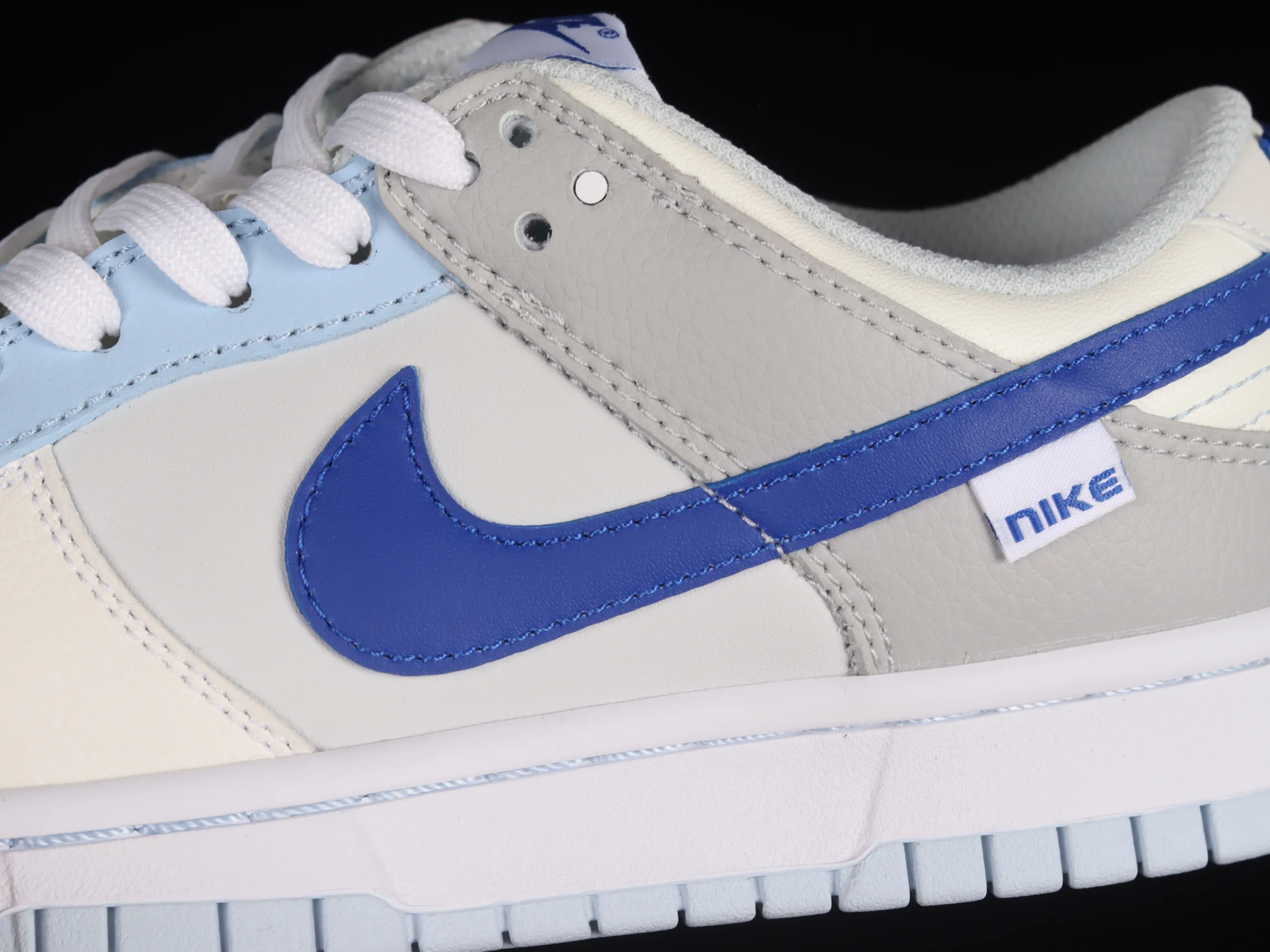 All categories Nk SB Dunk series Nk SB Dunk Low low-top sneakers F version Nk Dunk Low sea salt blue color SB smashed backboard fashion casual sneakers FB1843-141